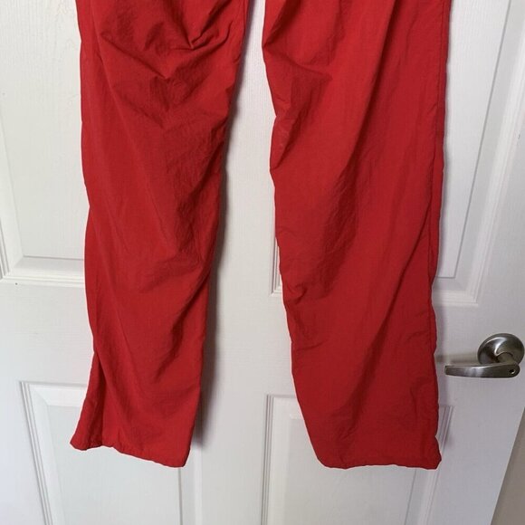 VTG 80s Oshkosh Bgosh Mens Red Nylon Jogger Pants Size 26/29 USA Streetwear - Picture 9 of 12